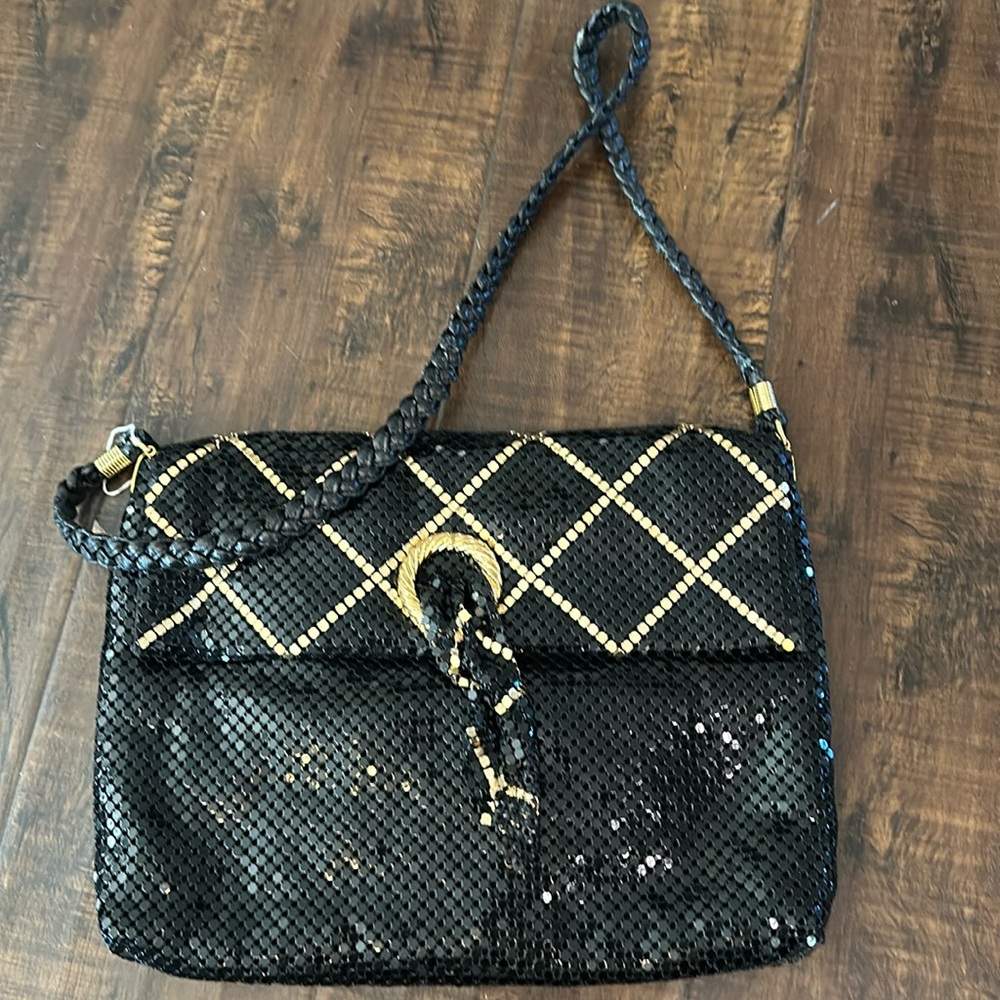 Vintage Purse with Gold Details